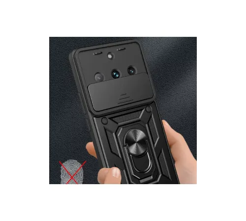 Realme 11 Pro Kılıf Pars Lens Yüzüklü Silikon - Lacivert