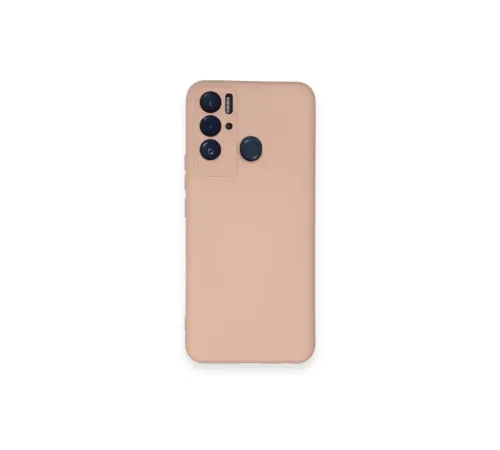 Tecno Pova Neo Kılıf Nano içi Kadife Silikon - Pudra