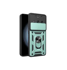 Realme 11 Pro Kılıf Pars Lens Yüzüklü Silikon - Yeşil