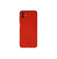 Samsung Galaxy A04 Kılıf Nano içi Kadife Silikon - Kırmızı