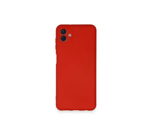 Samsung Galaxy A04 Kılıf Nano içi Kadife Silikon - Kırmızı