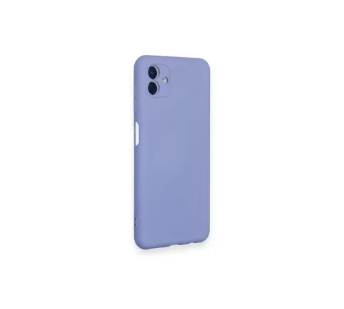 Samsung Galaxy A04 Kılıf Nano içi Kadife Silikon - Lila