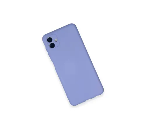 Samsung Galaxy A04 Kılıf Nano içi Kadife Silikon - Lila
