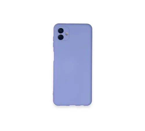 Samsung Galaxy A04 Kılıf Nano içi Kadife Silikon - Lila