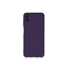 Samsung Galaxy A04 Kılıf Nano içi Kadife Silikon - Mor