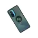 Xiaomi Redmi K40 Kılıf Montreal Yüzüklü Silikon Kapak - Yeşil