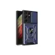 Samsung Galaxy S23 Ultra Kılıf Pars Lens Yüzüklü Silikon - Lacivert