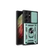 Samsung Galaxy S23 Ultra Kılıf Pars Lens Yüzüklü Silikon - Yeşil