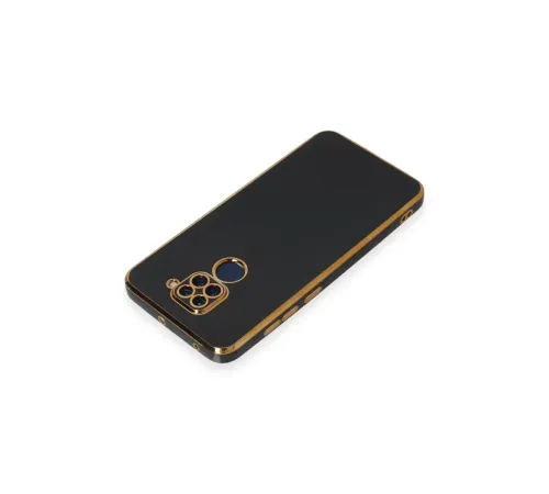 Xiaomi Redmi Note 9 Kılıf Volet Silikon - Siyah