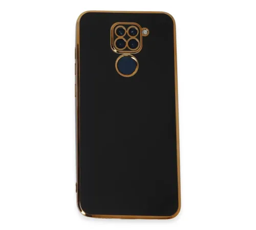 Xiaomi Redmi Note 9 Kılıf Volet Silikon - Siyah