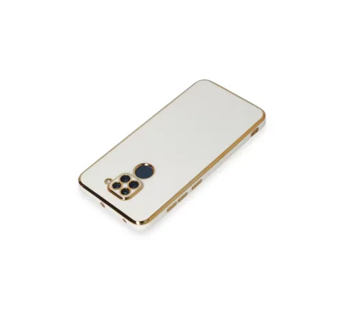 Xiaomi Redmi Note 9 Kılıf Volet Silikon - Beyaz