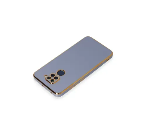 Xiaomi Redmi Note 9 Kılıf Volet Silikon - Mavi