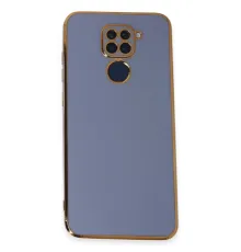 Xiaomi Redmi Note 9 Kılıf Volet Silikon - Mavi