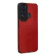 Tecno Pova Neo Kılıf Loop Deri Silikon - Kırmızı