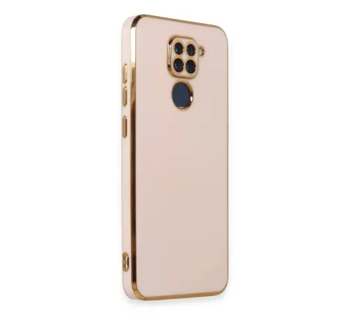 Xiaomi Redmi Note 9 Kılıf Volet Silikon - Pembe