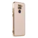 Xiaomi Redmi Note 9 Kılıf Volet Silikon - Pembe