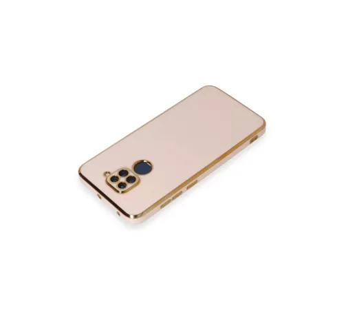 Xiaomi Redmi Note 9 Kılıf Volet Silikon - Pembe