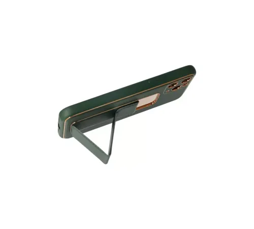 Apple iPhone 11 Pro Kılıf Coco Deri Standlı Kapak - Yeşil