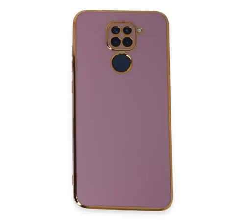 Xiaomi Redmi Note 9 Kılıf Volet Silikon - Mor