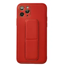 Apple iPhone 11 Pro Kılıf Coco Deri Standlı Kapak - Kırmızı
