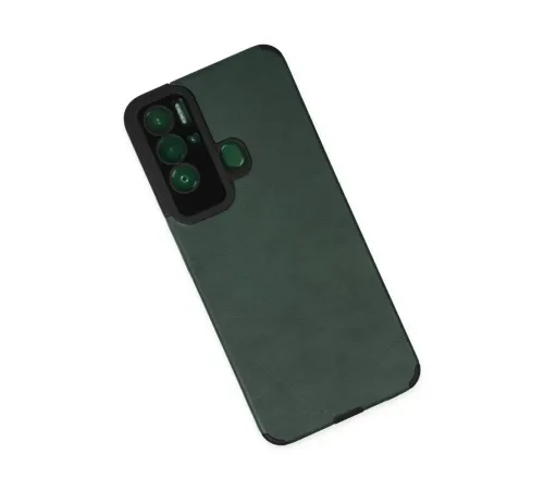 Tecno Pova Neo Kılıf Loop Deri Silikon - Yeşil