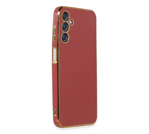 Samsung Galaxy M14 5G Kılıf Volet Silikon - Kırmızı