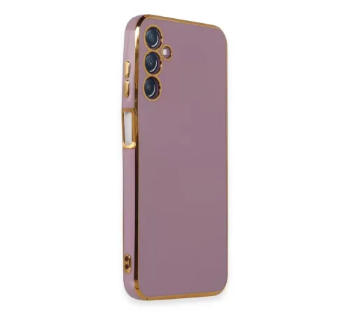 Samsung Galaxy M14 5G Kılıf Volet Silikon - Mor