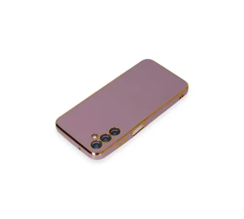 Samsung Galaxy M14 5G Kılıf Volet Silikon - Mor