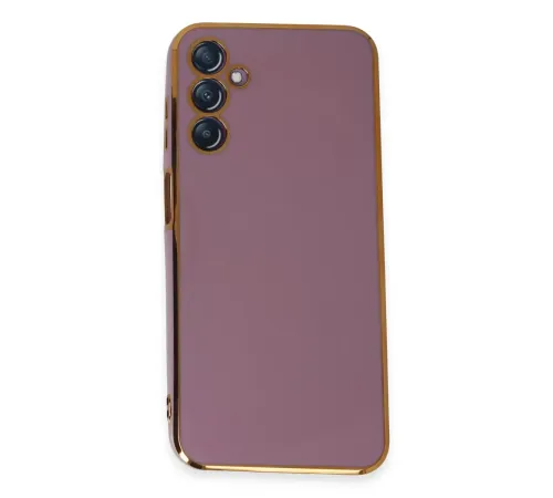 Samsung Galaxy M14 5G Kılıf Volet Silikon - Mor