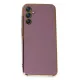 Samsung Galaxy M14 5G Kılıf Volet Silikon - Mor