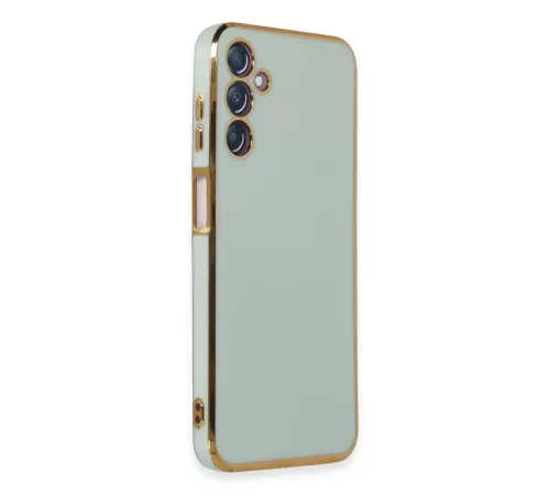 Samsung Galaxy M14 5G Kılıf Volet Silikon - Açık Yeşil