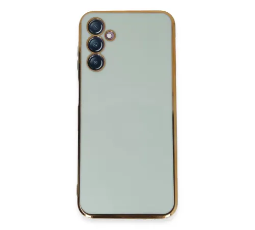 Samsung Galaxy M14 5G Kılıf Volet Silikon - Açık Yeşil