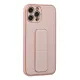 Apple iPhone 12 Pro Kılıf Coco Deri Standlı Kapak - Pembe