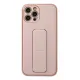 Apple iPhone 12 Pro Kılıf Coco Deri Standlı Kapak - Pembe