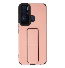 Tecno Pova Neo Kılıf Mega Standlı Silikon - Pudra