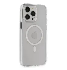 Apple iPhone 15 Pro Max Kılıf Tron Şeffaf Magsafe Kapak - Şeffaf