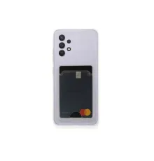 Samsung Galaxy A32 Kılıf Kart Şeffaf Silikon - Şeffaf