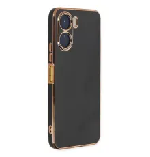 Vivo Y16 Kılıf Volet Silikon - Siyah