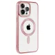 Apple iPhone 14 Pro Kılıf Kronos Magsafe Kapak - Rose Gold