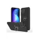 Xiaomi Poco F3 Kılıf Elit Yüzüklü Kapak - Siyah