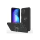 Xiaomi Poco F3 Kılıf Elit Yüzüklü Kapak - Siyah