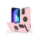 Xiaomi Poco F3 Kılıf Elit Yüzüklü Kapak - Pembe