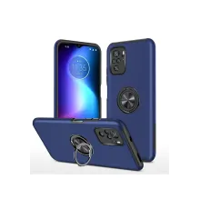 Xiaomi Poco F3 Kılıf Elit Yüzüklü Kapak - Lacivert