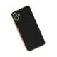 Samsung Galaxy A04 Kılıf Volet Silikon - Siyah