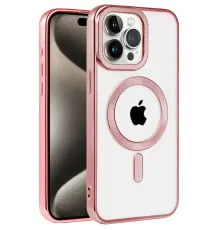 Apple iPhone 14 Pro Max Kılıf Kronos Magsafe Kapak - Rose Gold