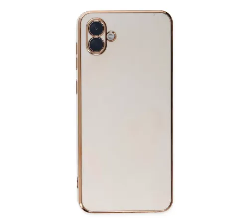 Samsung Galaxy A04 Kılıf Volet Silikon - Beyaz