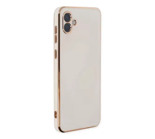 Samsung Galaxy A04 Kılıf Volet Silikon - Beyaz