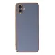 Samsung Galaxy A04 Kılıf Volet Silikon - Mavi