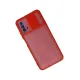Xiaomi Redmi 9T Kılıf Palm Buzlu Kamera Sürgülü Silikon - Kırmızı