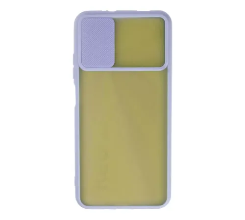 Xiaomi Redmi 9T Kılıf Palm Buzlu Kamera Sürgülü Silikon - Lila